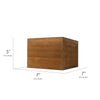 Addie Joy Work Hard, Dream Big 3-Opening Desk Organizer - Wood Wash